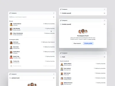 Command+K search menu — Untitled UI cmd k cmdk command k commandk empty state product design search search bar search menu searchbar ui design user interface ux design