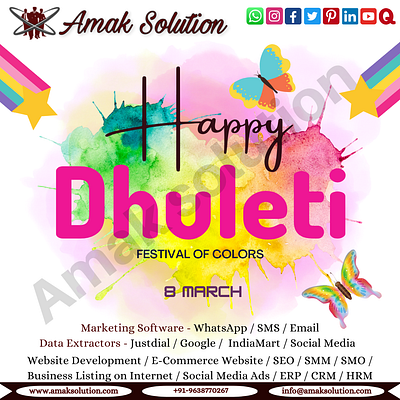 Happy Dhuleti branding business design digital marketing graphic design marketing seo smm