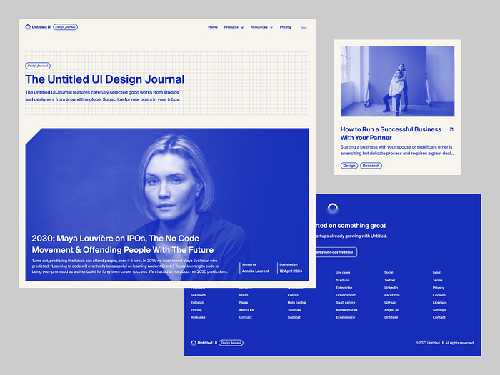 Browse thousands of Blog images for design inspiration | Dribbble