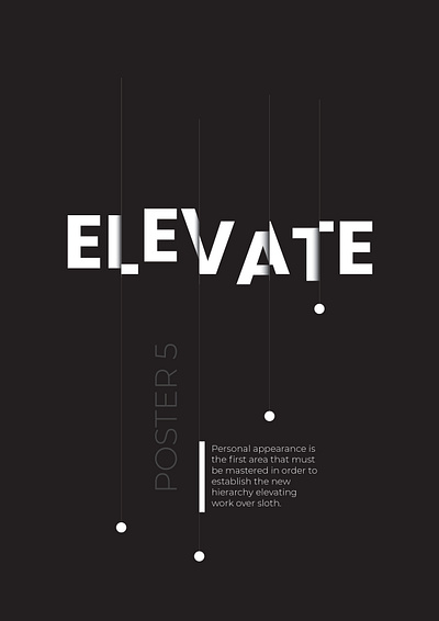 Elevate poster design poster design