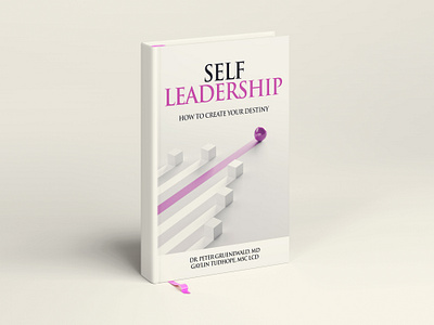 Self Leadership Book Cover Design branding cover book cover design depression design flat illustration logo ui vector