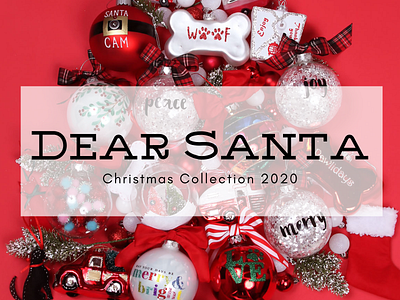 Dear Santa Collection christmas design graphic design home decor illustration product design