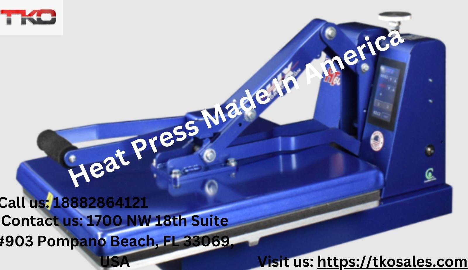 Heat Press Made In America by TKO Sales on Dribbble