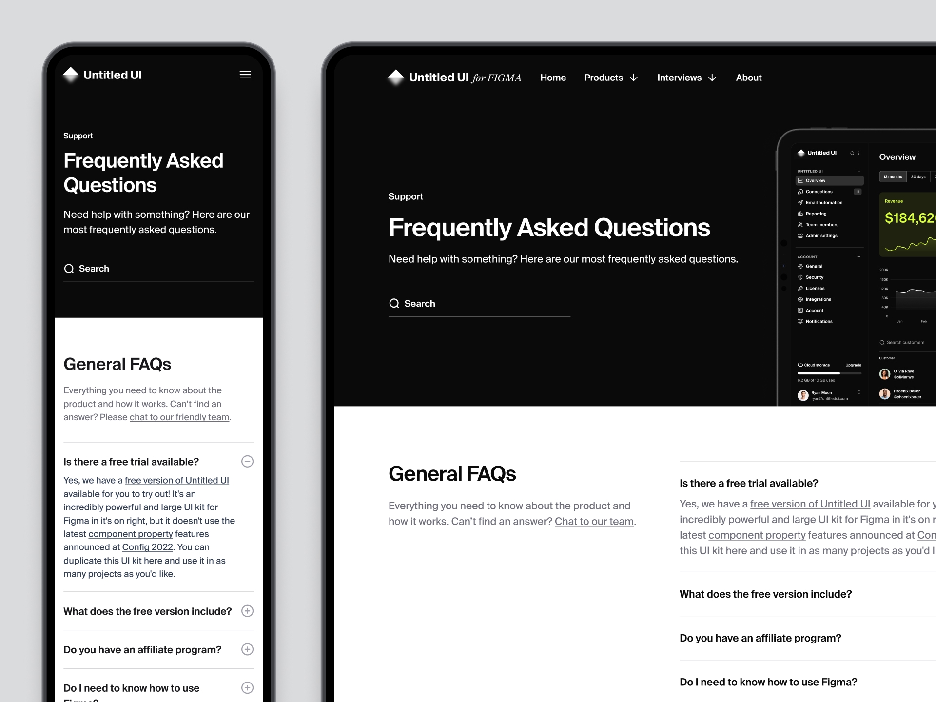 Frequently Asked Questions (FAQs) — Untitled UI By Jordan Hughes® On ...