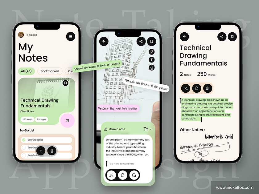 Browse thousands of Notes App images for design inspiration | Dribbble