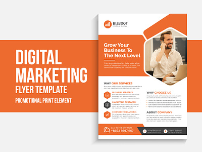 Creative Digital Marketing Flyer Design banner branding brochure business flyer corporate flyer design corporate flyer design template design digital marketing flyer flyer graphic design marketing marketing flyer marketing social media banner social media banner ui