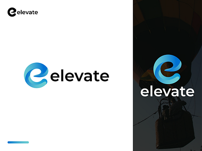 elevate (Letter e) Modern Logo-Design Concept 3d animation brand brand identity branding design e letter logo elevate logo gradian logo graphic design illustration logo logo design logo type logos modern logo motion graphics ui