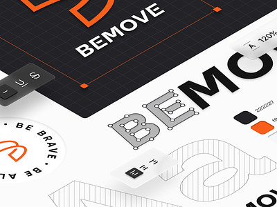 Bemove Branding brand brand design brand identity branding branding design design identity illustration logo logo design