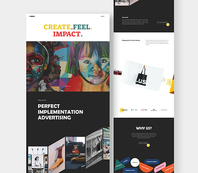 Agency Landing Page agency agencyweb branding colourfull design ui ux