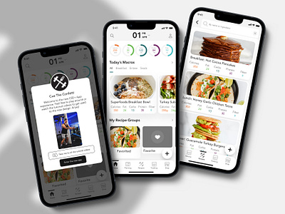 Meal Planning Ecommerce App - Home Page app app design e commerce e commerce app e commerce design ecommerce fitness app meal meal planing mobile app mobile app design mobile design mobile ui onlineshop shop