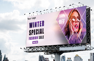 Fashion Banner advertisement branding design designer graphic design illustration logo marketing photoshop typography