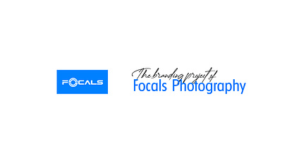 Branding Project for Focals Photography adobe brand brand identity brand identity design branding design designer illustrator logo