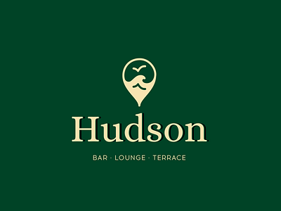 Hudson - lounge on the river drop gull hudson logo lounge poster seagull гудзон