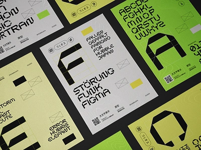 Feos Play font geometric papers specimen type typeface