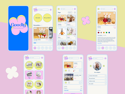 Mobile app Goodly design design mobile app figma logo mobile app ui user experience ux uxui design webdesign