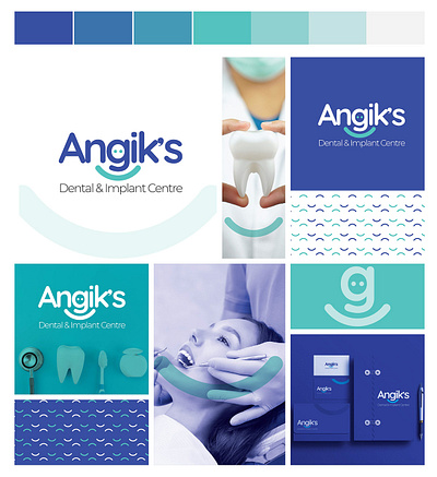 Logo & Branding for Angik's Dental Clinic advertising branding graphic design illustration logo social media