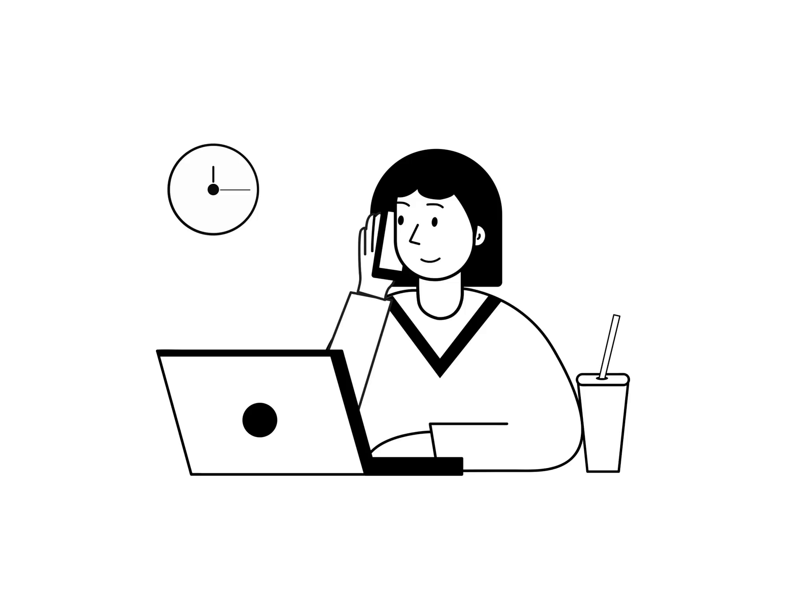 freelancer-on-a-call-by-emran-on-dribbble