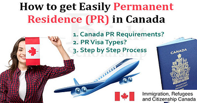 Get Easily Permanent Residence PR in Canada branding graphic design