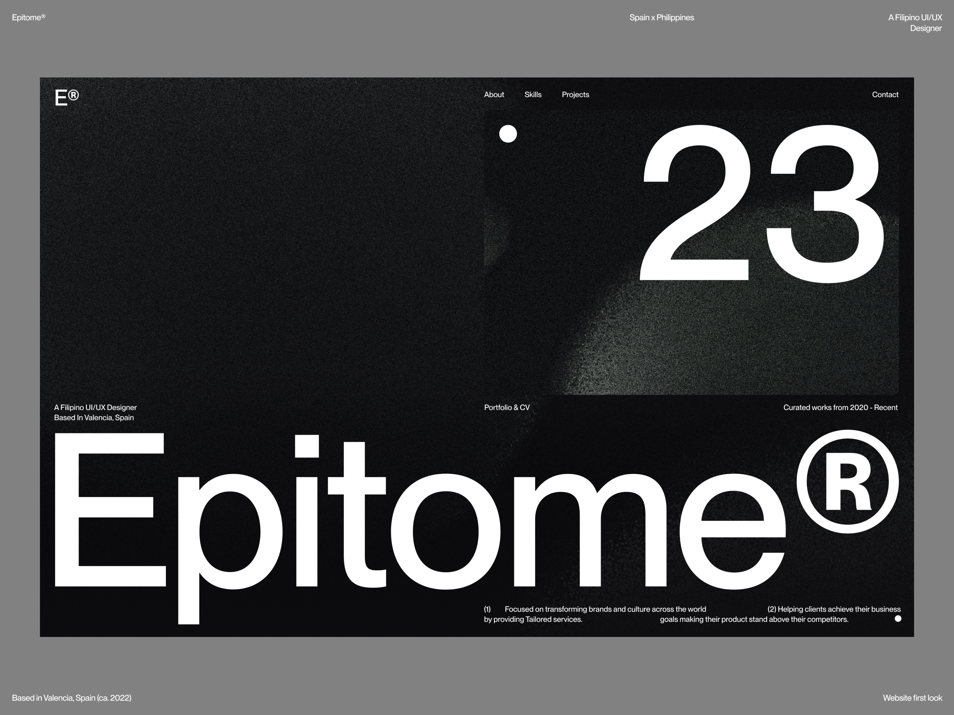 Portfolio 2020-2023 branding design typography ui ui ux design ui design ui ux designer userinterfacedesign web design