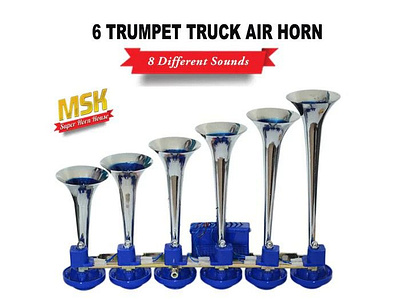 6 Trumpet Truck Air Horn by Super Air Horns on Dribbble