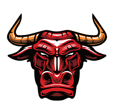 Bull Vector Design apparel graphic design illustration logo vector