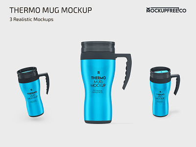 Thermo Mug Mockup free mockup mockups mug mugs plastic product psd template templates thermo thermocup thermomug
