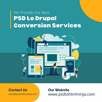 Reliable PSD to Drupal Conversion Services hire drupal developers psd to drupal conversion web developers web development
