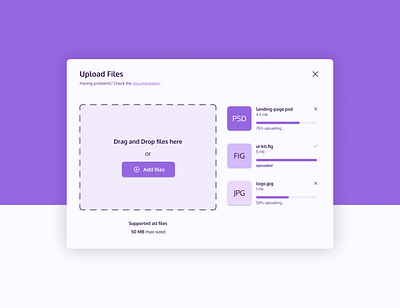 File Upload - Daily UI #031 031 dailyui design figma file file upload ui upload