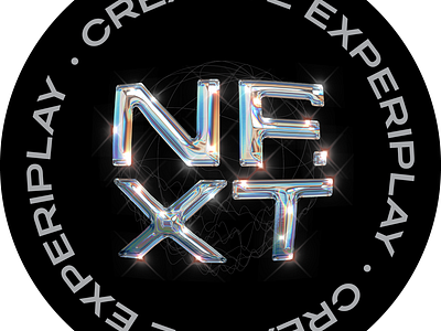 NFXT.io POAP image aesthetic blockchain branding design graphic design nfxtio poap