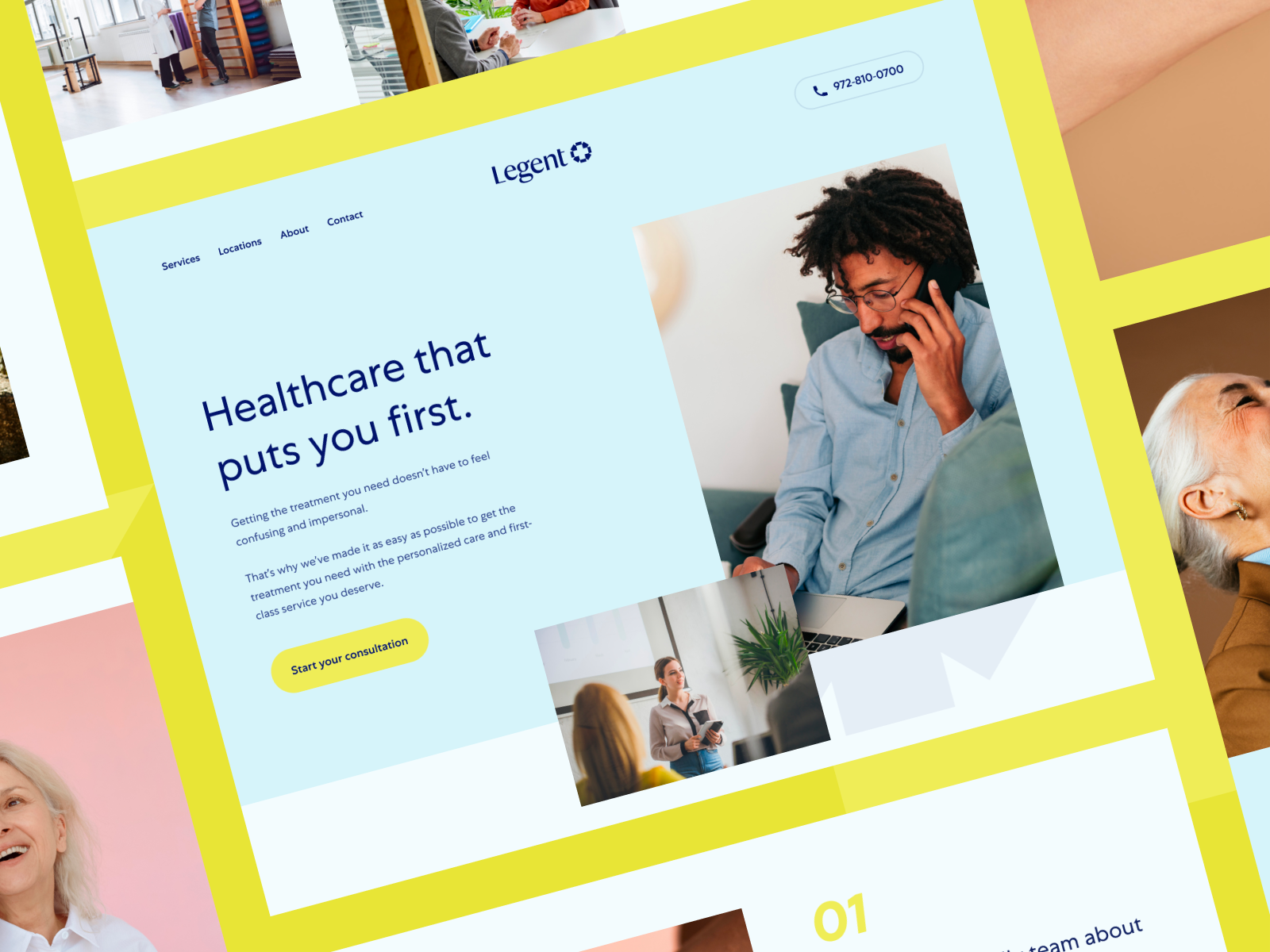 Example of Quick Landing Page Design
