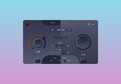 Plugin For Music Producers app design ui ux webdesign