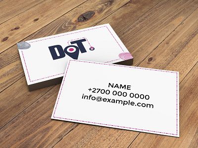 Business card branding graphic design