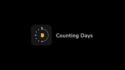 Counting Days App branding ui user experience android app