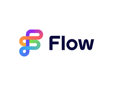 Flow - Logo Exploration Pt.2 brand branding connection continuity exploration f flow flux for sale growth identity logo logodesign logodesigner loop loops mark movement progress symbol