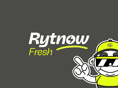 Rytnow Delivery App | Branding & Illustration brand design branding cartoon character delivery design graphic design illustration logo mascot startup typography vector