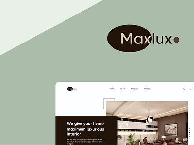 Maxlux interior décor agency landing page interior design firm interiordesign landing pge landingpage ui ui design web webdesign website design