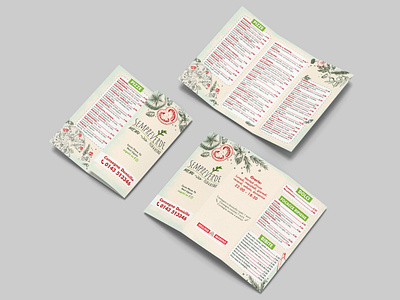 Sempreverde Noviligure Food Menu fastfood flyerdesign foodmenu italianrestaurant marketflyer menu menudesign restaurantmenu storebrochre storebrochure