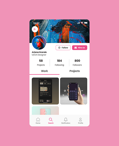 Daily UI #006 User Profile app dailyui design mobile ui