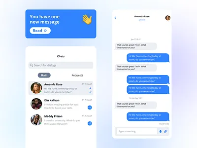 Direct Messaging challenge chat chat app chating daily challenge daily ui direct messaging messad mobile app new trend trend ui