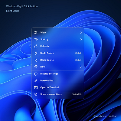 Windows Secondary Click UI design design inspiration desktop dialogue box figma figma community figma design font illustration logo menu trace ui user interface w 10 windows