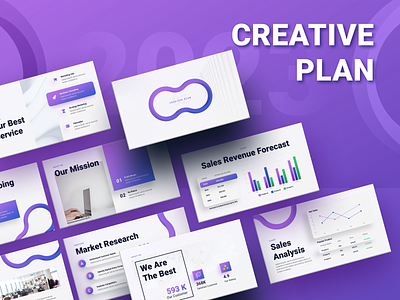 Creative Plan Presentation branding business chart creative creative plan design illustration logo minimal planning portfolio presentation professional