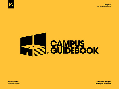 Campus Guidebook brand branding campus college education graduation logo logo design logo designer logomark mark school tutoring