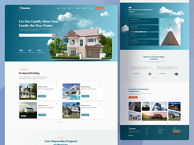 Thestate - Real Estate Company Website Design 2023 apartmenthunting clean clean ui creative home homesforsale househunting minimal newhome property realestate