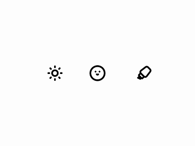 Icon animations animation highlighter hover icon icons interaction microanimation rive smiley sun ui
