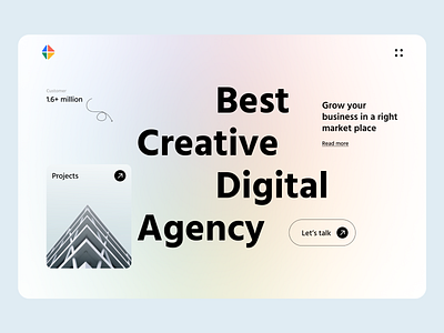 Digital agency adobe xd adobe xd design design modern ui design ui ui design ui designer web template