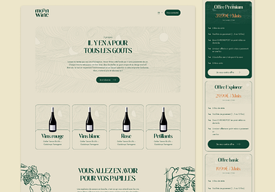 Moonwine project branding dayliui design graphic design rebranding smartphone ui wine