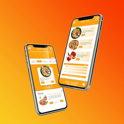 Pikki Tandra Worlwide Food Ordering App food app mobile application ui ux