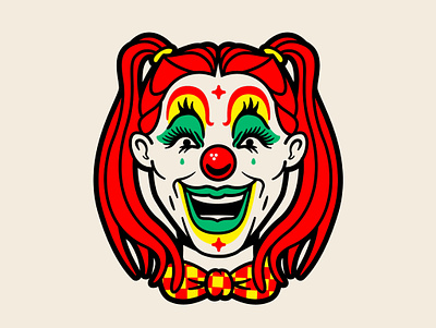 H.A.C’s Clowns for embroidery artwork branding circus clown clown face clowns custom type design doodle drawing embroidery face graphic design illustration lettering logo type typography vector