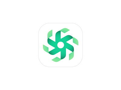 Renewable Energy Company Logo Design 3 (Unused) 3d app brand identity branding climate change eco friendly for sale unused buy globe planet earth gradient green group team unite leaf logo mark symbol icon mihai dolganiuc design motion movement spin turbine web3 wind