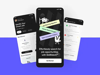 HR Recruitment iOS App app business design hr human resources job application mobile ui ui ux
